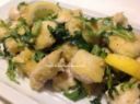 Bocconcini di pollo al limone e rucola