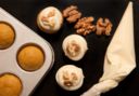 Mini cupcakes di zucca per Halloween