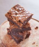 Brownies con cioccolato al latte e fleur de sel