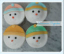 IT’S WINTER TIME: SNOWMEN CUPCAKES