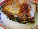 Lasagne al forno, tipico piatto italiano, diffuso e conosciuto nel mondo.