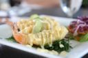 Gamberoni grigliati con lime e salsa di yogurt