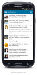 New on WordPress for Android: Notifications