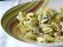 Penne Cavalieri con sarde all’impronta e pesto piccante di prezzemolo