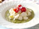 Orecchiette con salsa di broccoli, ricotta e pomidoro confit