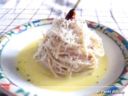 Spaghetti di Monograno Felicetti al Farro con salsa cruda all’uovo