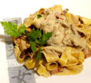 Sauté di pollo e funghi per fettuccine o riso