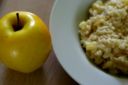 Primi piatti: risotto zola e mele