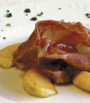 Antipasti: speck con le mele