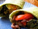 Ricetta per il burrito con fagioli e pomodori