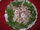 Calamari alla rucola, piatto di pesce facile