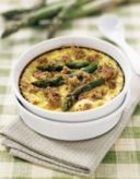 Ricette Primavera: il clafoutis di asparagi
