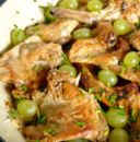 Ricetta coniglio: con uva e vino in padella