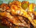 Ricette secondi: coniglio con peperoni in agrodolce