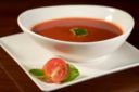 Crema di pomodoro con pancetta croccante