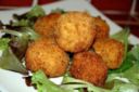 Crocchette di patate con scalogno e provolone