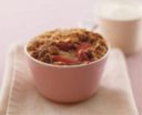 Ricette dolci: crumble di fragole e mele