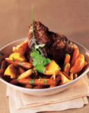 Ricetta frattaglie: cuore di vitello alle carote