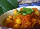 Cucina vegetariana: curry di ceci