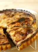 Ricette dolci: torta di pesche e cioccolato