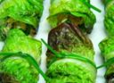 Contorni: fagottini di lattuga