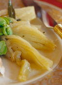 Ricette verdure: finocchi al forno con vino bianco