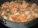 Ricette mare e monti: gamberetti ai funghi