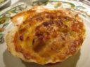 Ricetta per i gamberetti in conchiglia al gratin