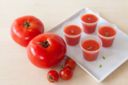 Ricette pomodoro: shots di gazpacho