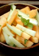 Ricette estive: insalata melone e cetriolo