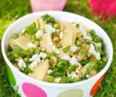 Ricetta insalata di pasta alla menta con feta, rucola e olive