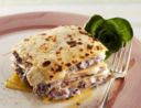 Ricette primi: lasagne verdi con radicchio e speck