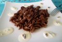 Ricetta veloce: pasta al cacao con  mascarpone e noci