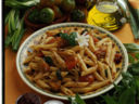 Ricette pasta: penne al paté di olive