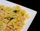 Primi piatti: pasta in rosa e verde