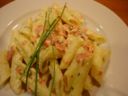 Primi piatti: pennette gamberetti e curry