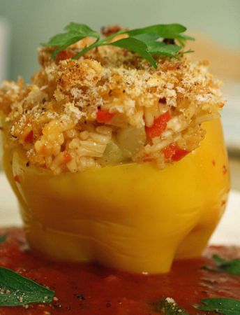 Ricetta per i peperoni ripieni alla pugliese
