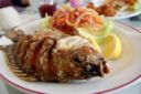 Cucina africana:  pesce fritto del Ghana