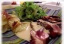 Pranzo di Natale:  petto d’anatra al cognac