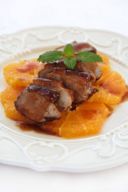 Secondi: petto di anatra in salsa d’arancia