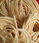 Ricette primi: pici con briciole e funghi