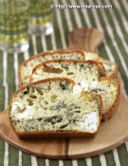 Torta salata: il plumcake alla feta e basilico