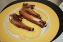Ricette piatti unici: polenta e costine di maiale