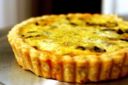 Ricette pasta sfoglia: quiche di funghi speck e patate