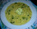 Ricette primi: risotto al tarassaco