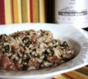 Ricetta risotto con salsiccia e spinaci