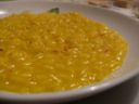 Ricette risotto: zafferano, arance e menta