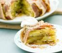 Antipasti: sformati di patate insaporiti con pancetta