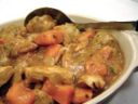Secondi piatti: spezzatino di tacchino con melanzane