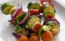 Ricette barbecue: gli spiedini di verdura allo zafferano